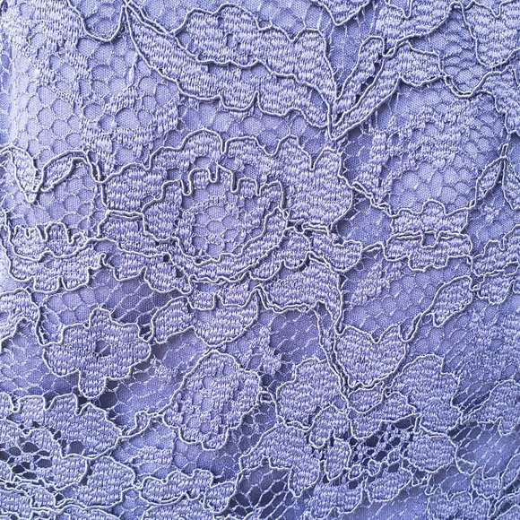 Navy Blue Lace Cocktail Dress - Picture 3 of 7